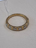 For Kv//18k yellow gold//1.02cts total//