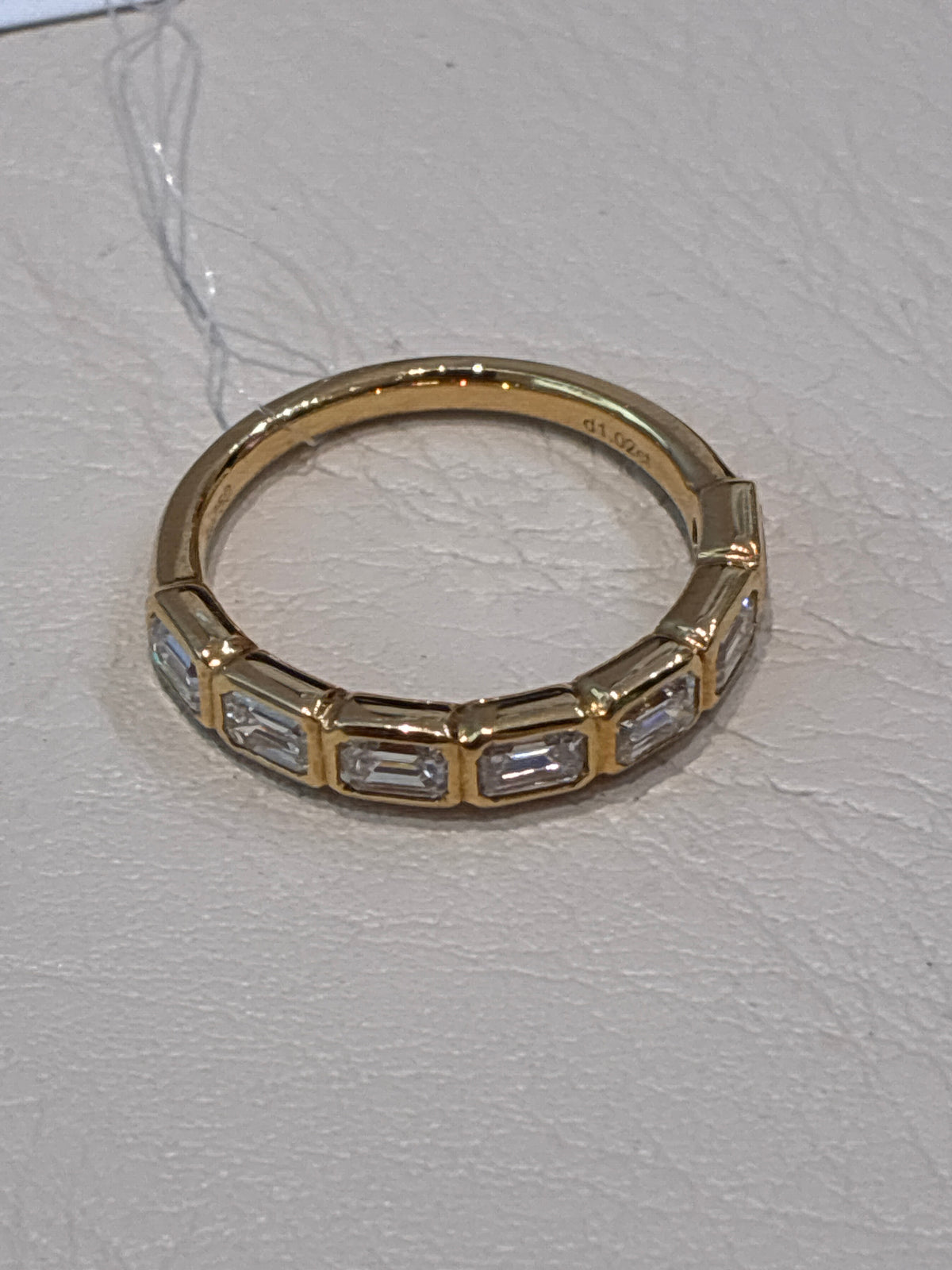 For Kv//18k yellow gold//1.02cts total//