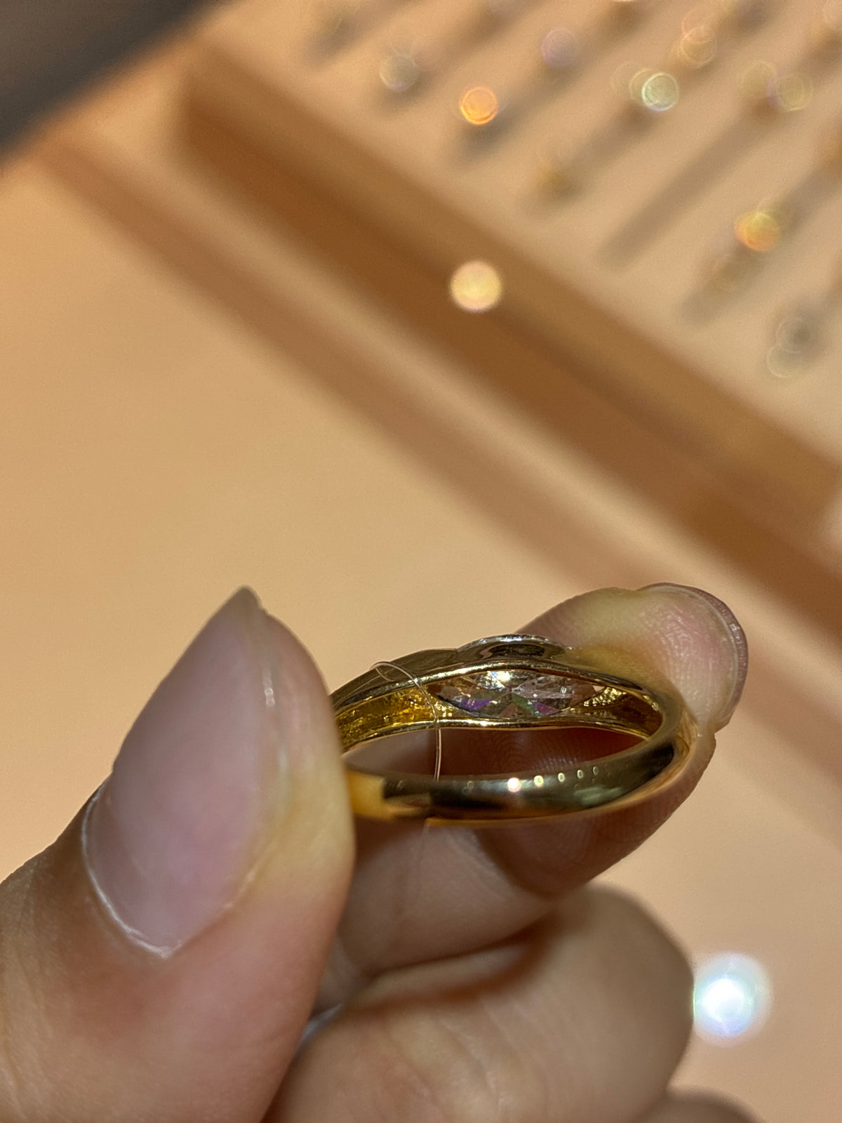 For F//1.5ct marquis cut//D/VVS//14k yellow gold
