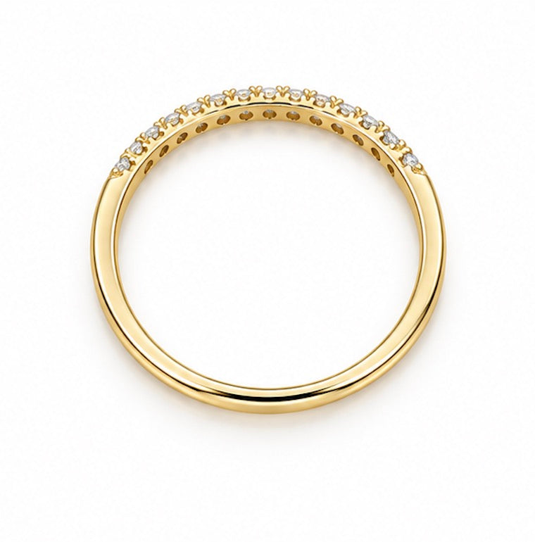 18K ROUND FULL-ETERNITY BAND