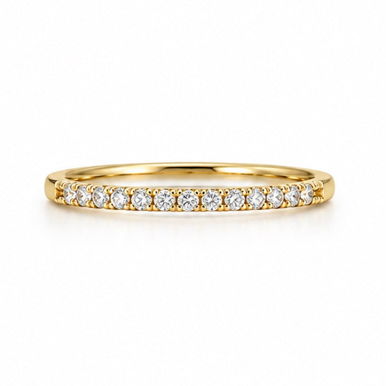 18K ROUND FULL-ETERNITY BAND