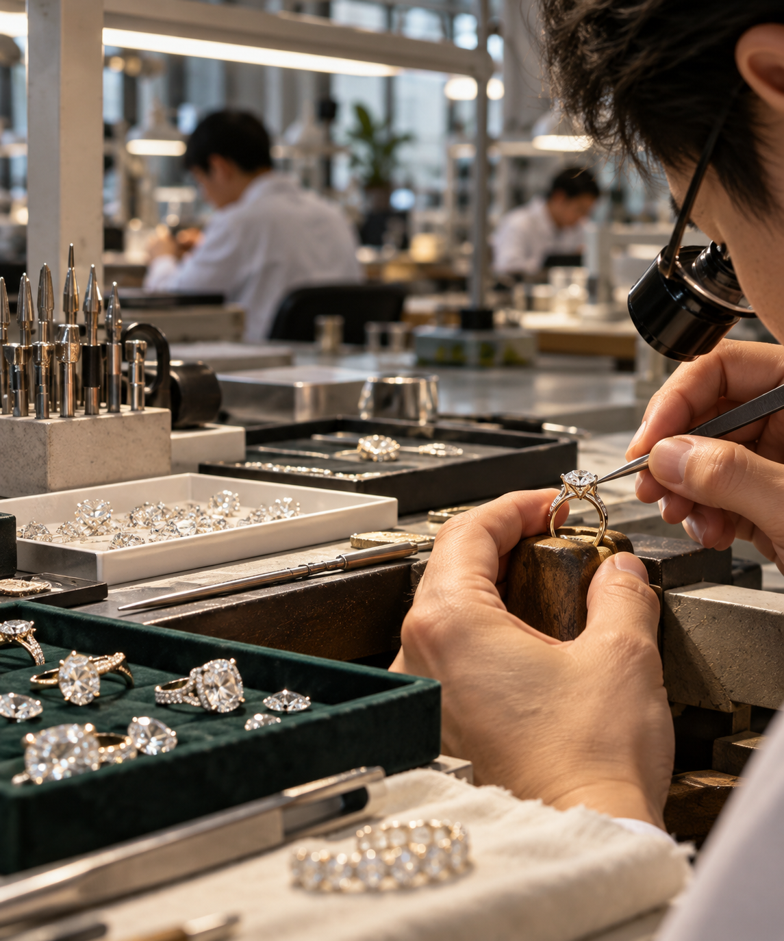 Fine jewelry craftsmanship