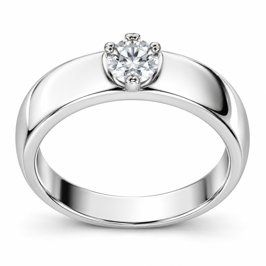 ROUND/3 CT /14k WHITEGOLD/SOLITAIRE