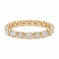 18K MARQUIS FULL-ETERNITY BAND 0.95CT TOTAL