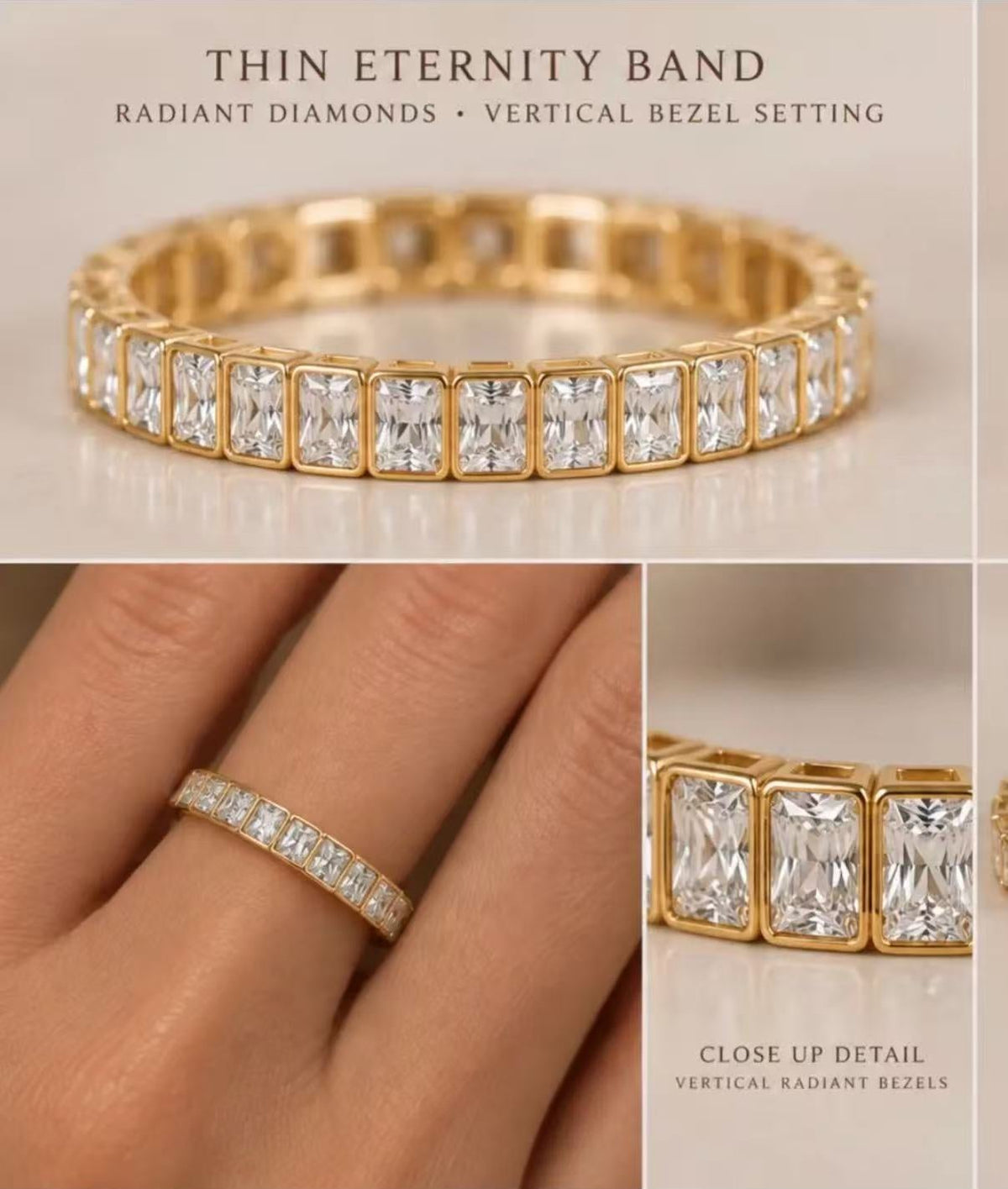 For Kv//18k yellow gold//0.1cts each 3cts total//