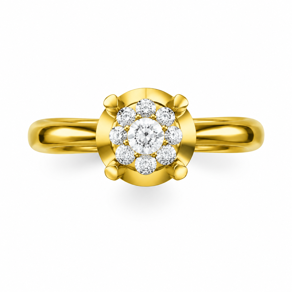 ROUND/1 CT /14k YELLOWGOLD/SOLITAIRE